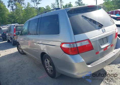 2005 Honda Odyssey Ex-L from USA, damaged, VIN 5FNRL38745B130258